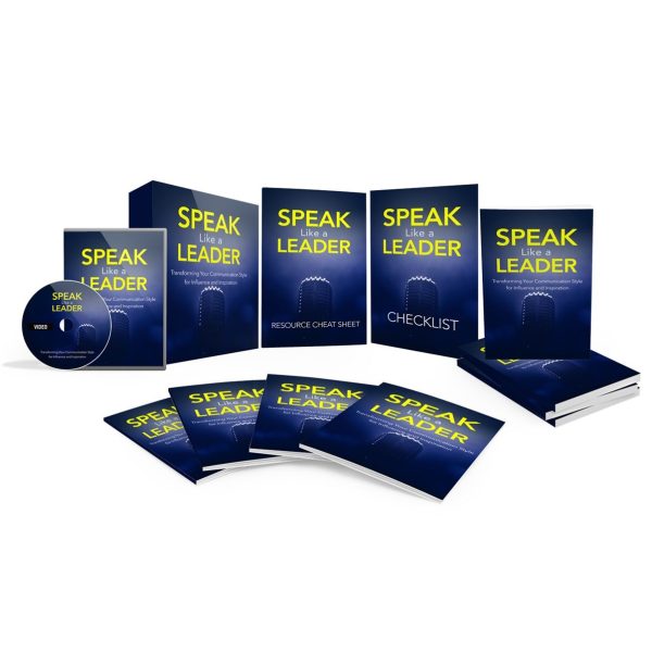 Speak Like a Leader – Video Course with Resell Rights